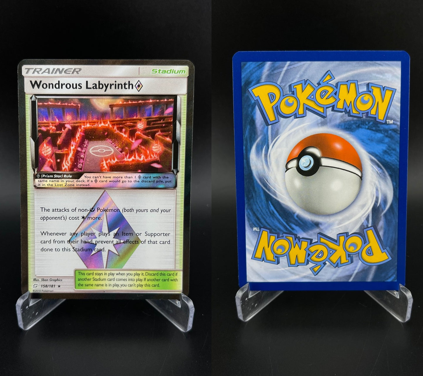 Wondrous Labyrinth ◇ 158/181 Rare Prism Star Team Up Pokemon NM