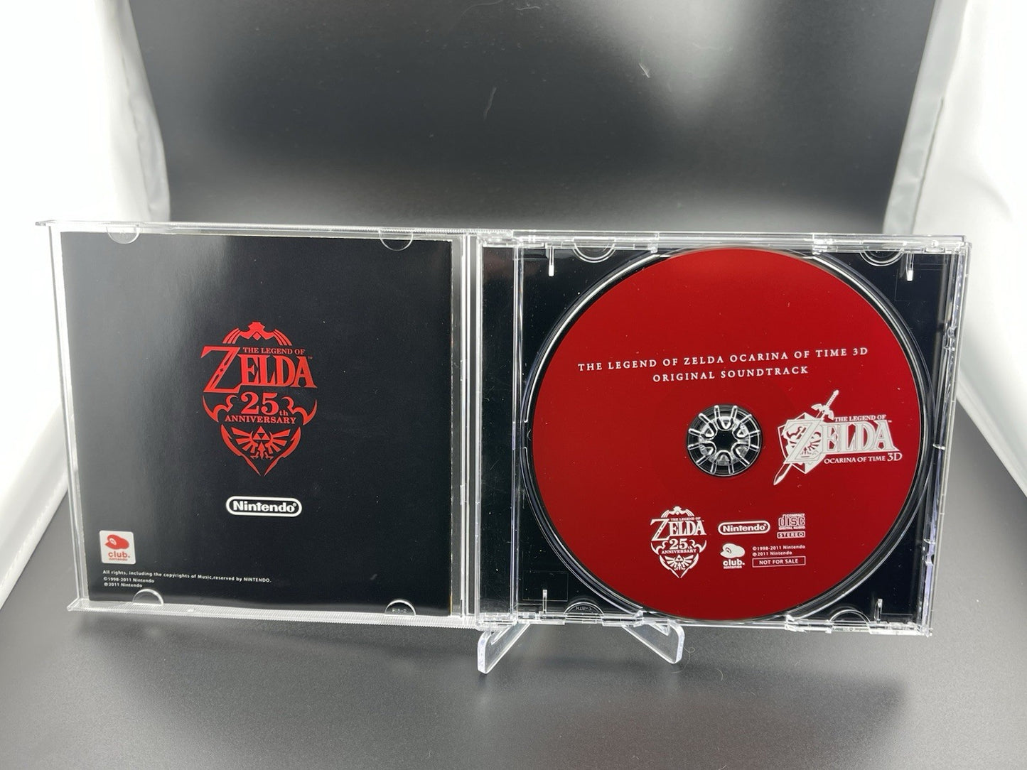 The Legend of Zelda Ocarina of Time 3D Soundtrack CD Club Nintendo Japan