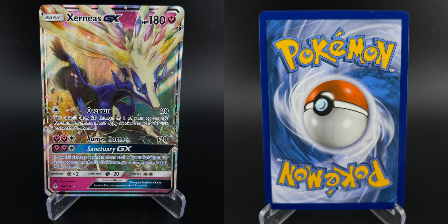 Xerneas-GX 90/131 Holo Rare GX Forbidden Light Pokemon NM