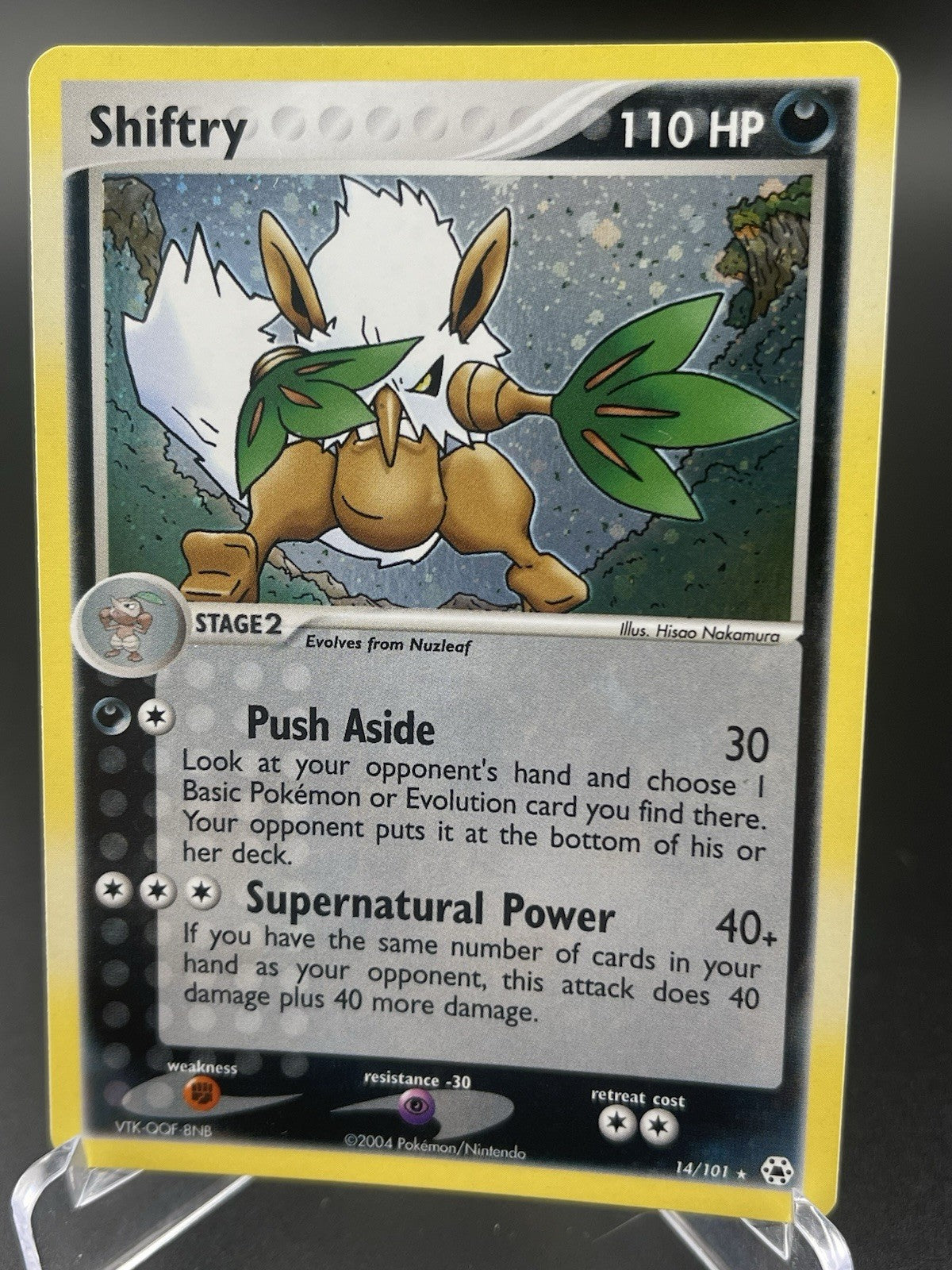 Shiftry 14/101 Ex Hidden Legends 2004 Holo Rare Pokémon TCG LP