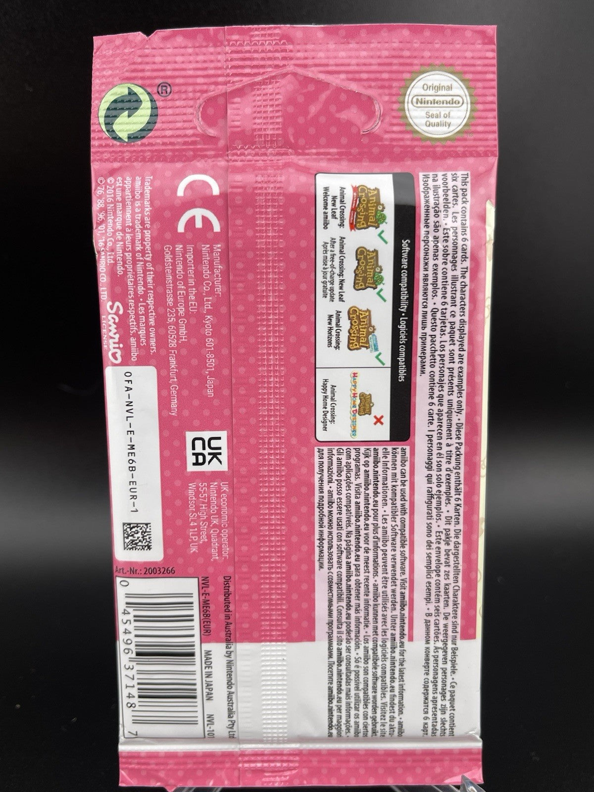Nintendo Amiibo Animal Crossing x Hello Kitty Sanrio Booster Pack Sealed New