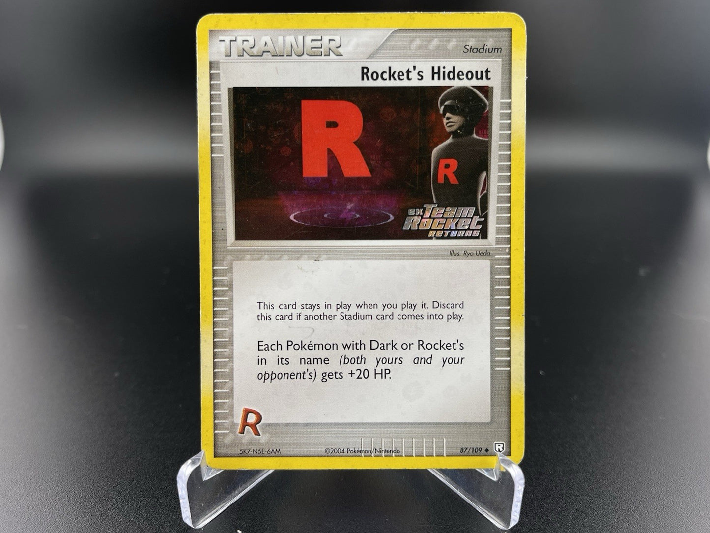 Rocket's Hideout 87/109 Ex Team Rocket Returns Reverse Holo Stamped Pokemon HP