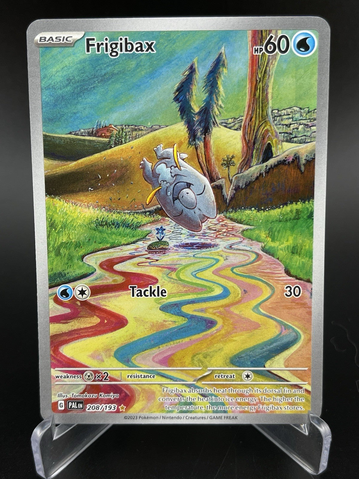 Frigibax 208/193 IR Illustration Rare S&V Paldea Evolved Pokemon TCG Card NM