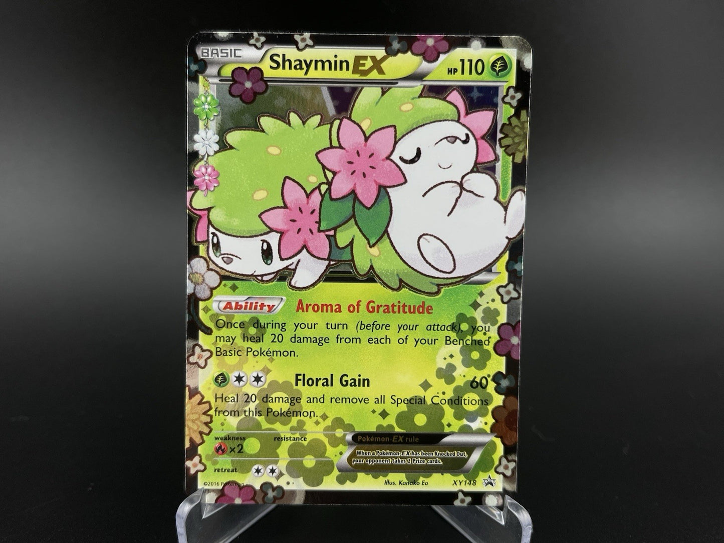 Shaymin EX XY148 Generations Ultra Rare Holo Black Star Promo Pokemon TCG NM