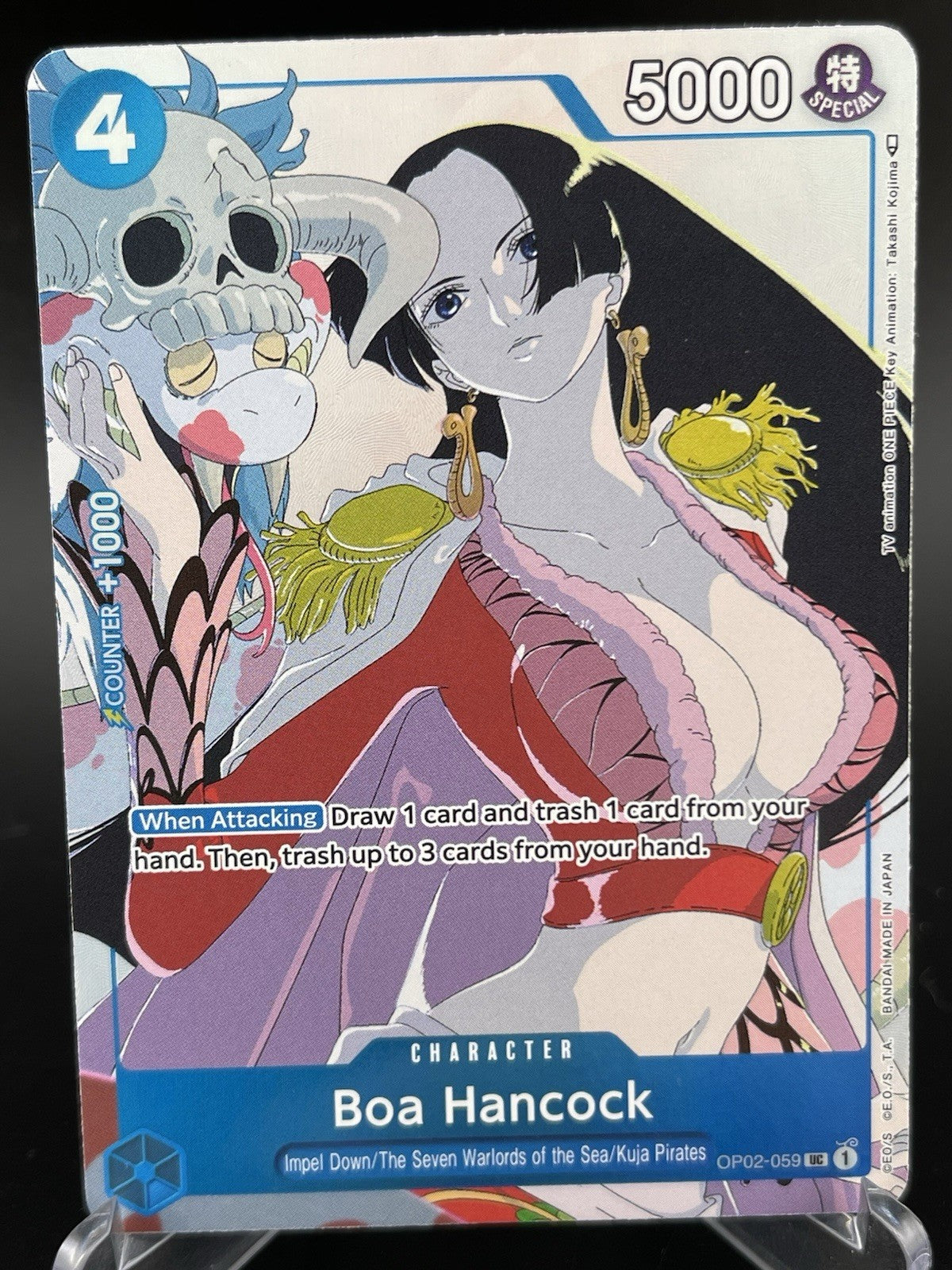 Boa Hancock OP02-059 2023 Gift Collection Alt Art Promo One Piece TCG Card NM