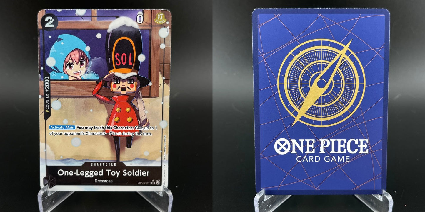 One-Legged Toy Soldier Alt Art OP05-081 Premium Booster The Best One Piece NM