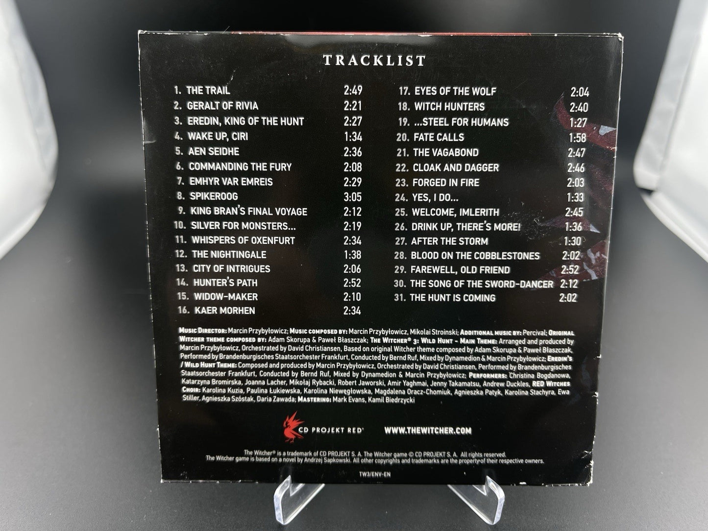 The Witcher Wild Hunt Soundtrack CD Projekt Red