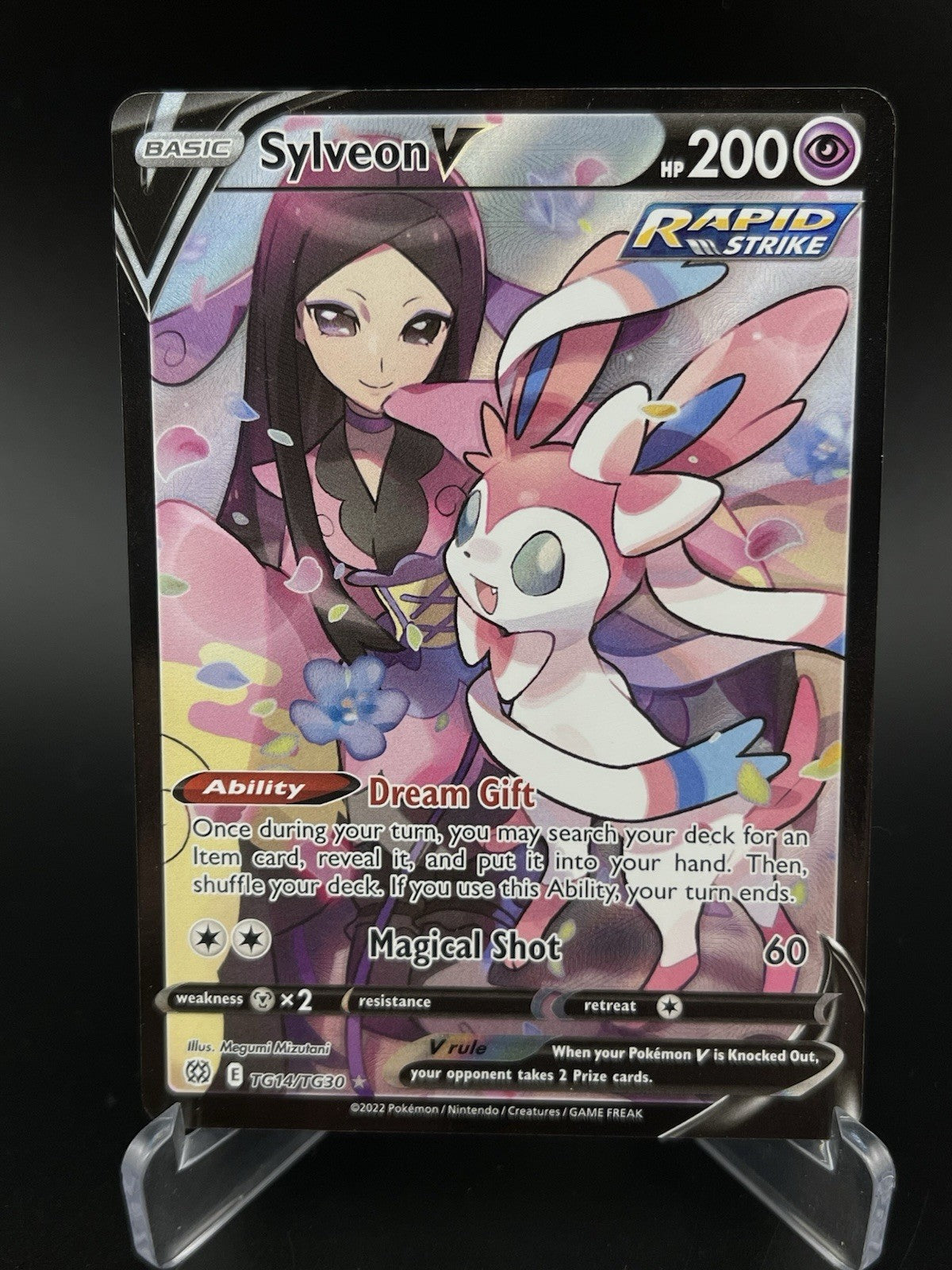Sylveon V TG14/TG30 Sword & Shield Brilliant Stars Pokemon TCG Card NM