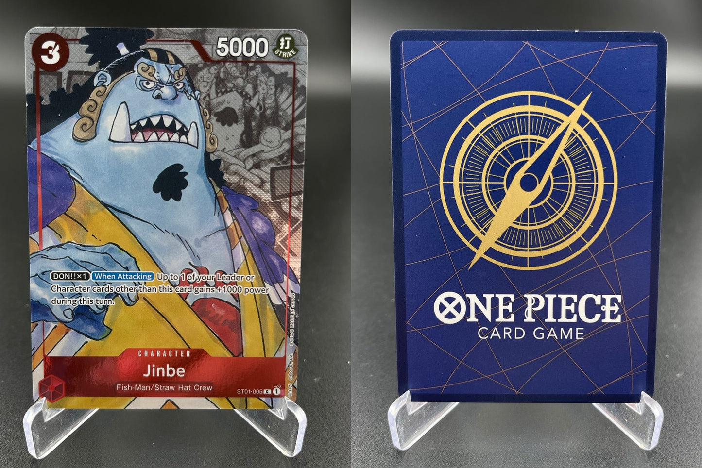 Jinbe ST01-005 Alt Art Premium Card Collection Promo Card One Piece NM
