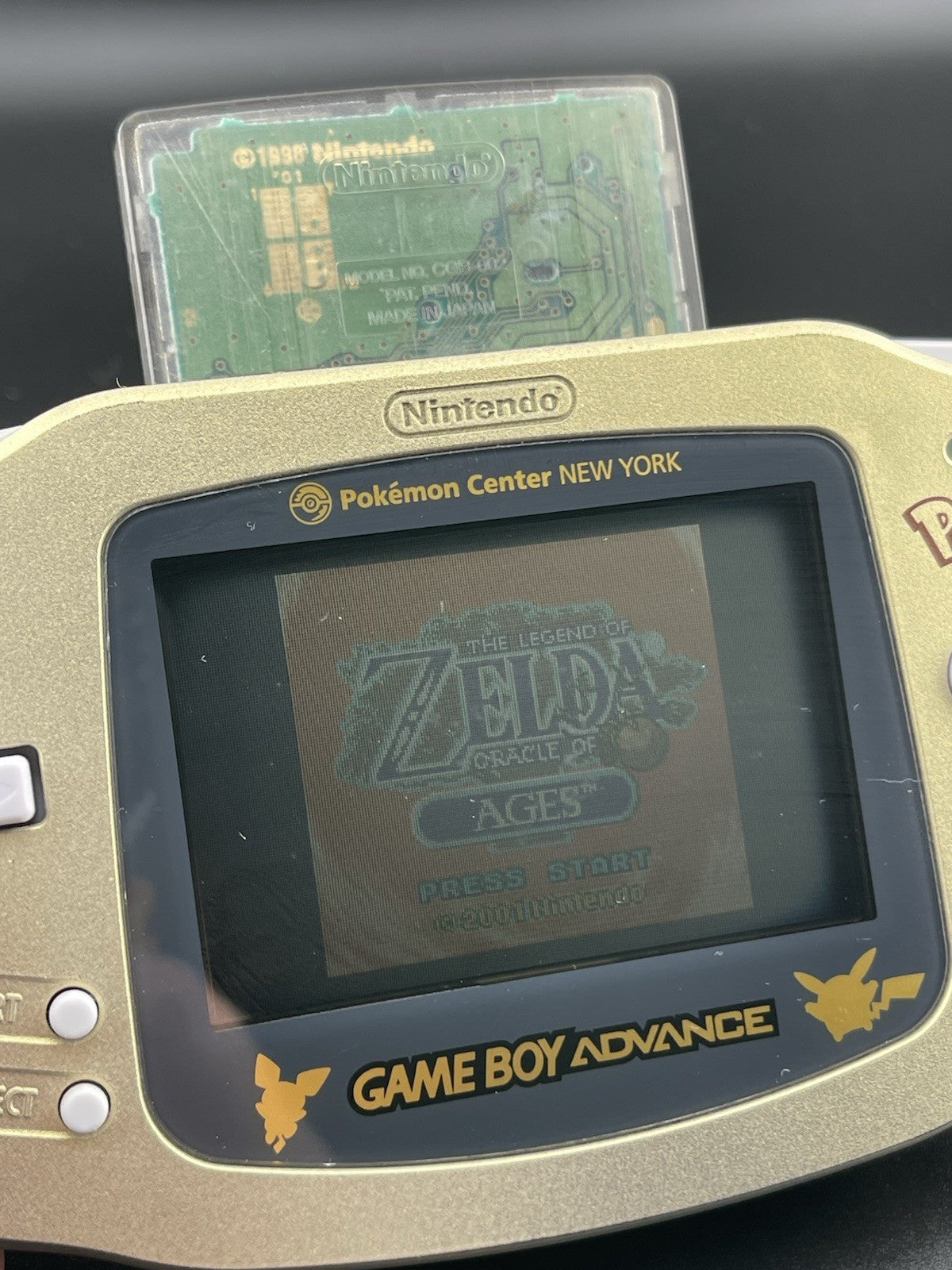 Nintendo Gameboy Color The Legend of Zelda Oracle of Ages AUS PAL Missing Label