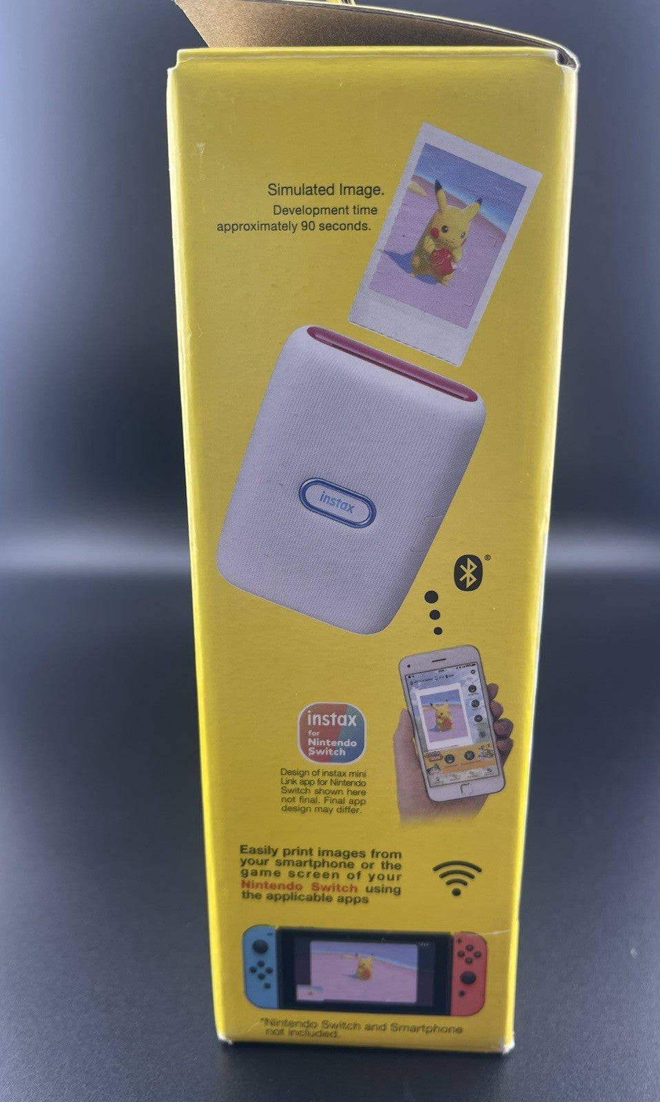 Fujifilm Instax Mini Link limited Edition Pokémon Pikachu Printer BRAND NEW 2021