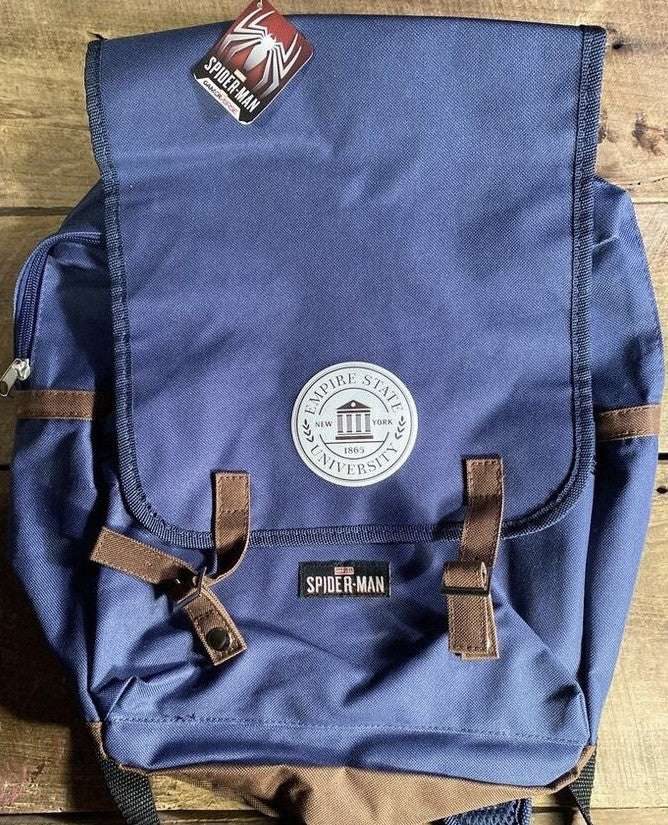 Spider-Man Secret Identity Empire State Culturefly Backpack Bag Marvel BNWT NEW