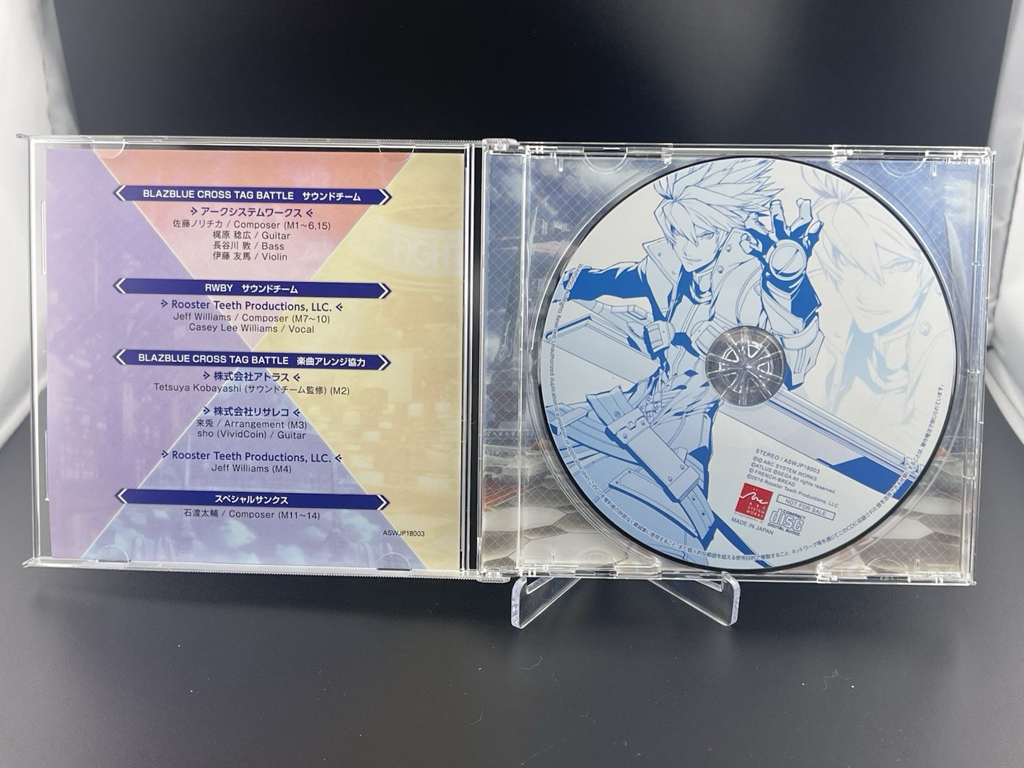 BLAZBLUE CROSS TAG BATTLE Original Soundtrack Bonus CD Album