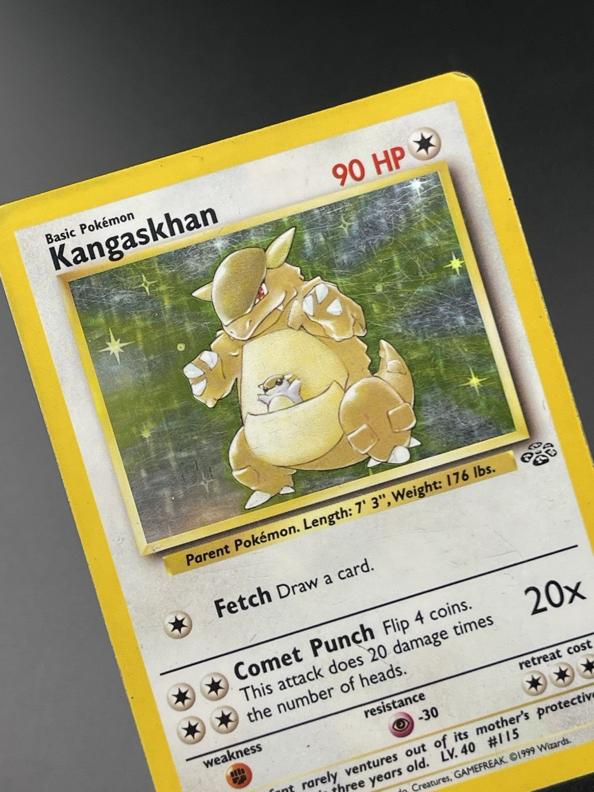 Kangaskhan 5/64 Jungle Holo Rare 1999 WOTC Pokemon TCG Card HP