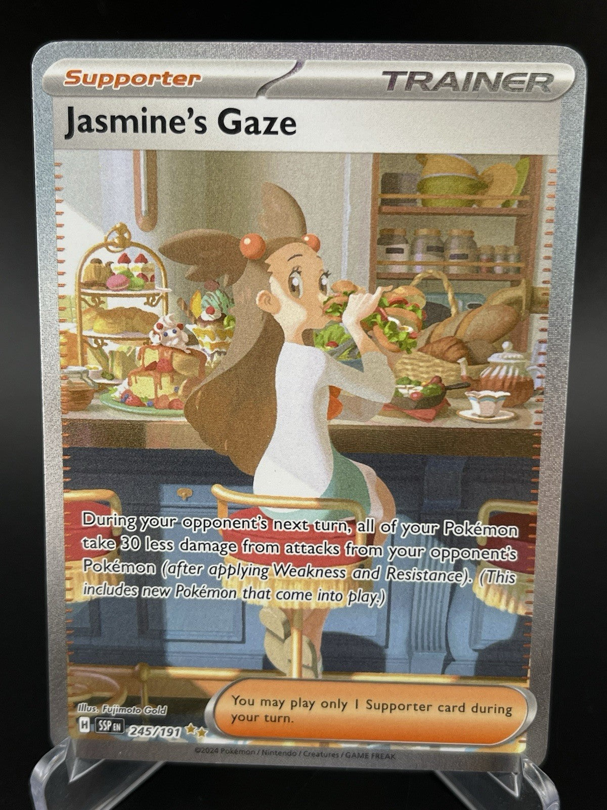 Jasmine’s Gaze 245/191 Surging Sparks Illustration Rare SIR Pokemon TCG Card NM