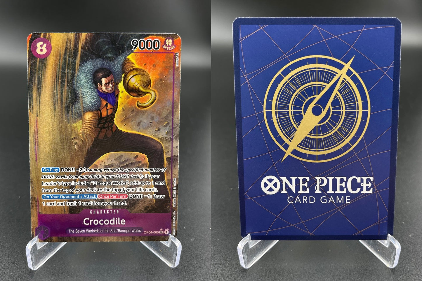 Crocodile Alternate Art OP04-060 Kingdoms of Intrigue One Piece NM