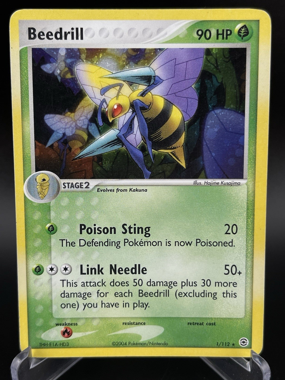 Beedrill 1/112 EX Firered & LeafGreen Holo Rare Pokémon TCG Card PL