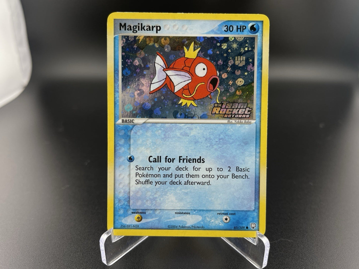 Magikarp 65/109 EX Team Rocket Returns Reverse Holo Stamped Pokémon TCG VLP
