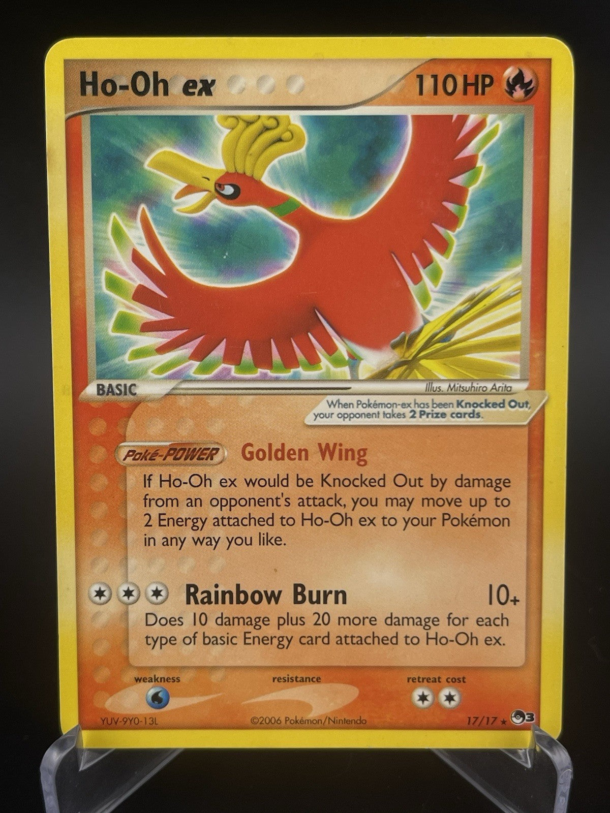 Ho-Oh EX 17/17 Non-Holo Rare POP Series 3 Pokemon TCG Card MP