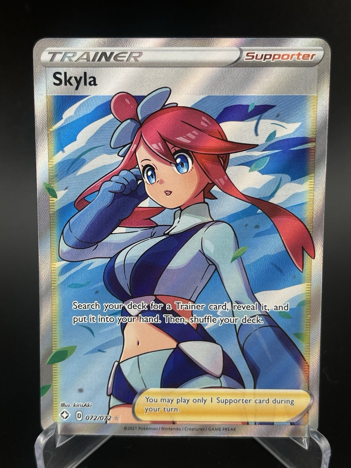Skyla 072/072 Sword & Shield Shining Fates Pokemon TCG Card NM