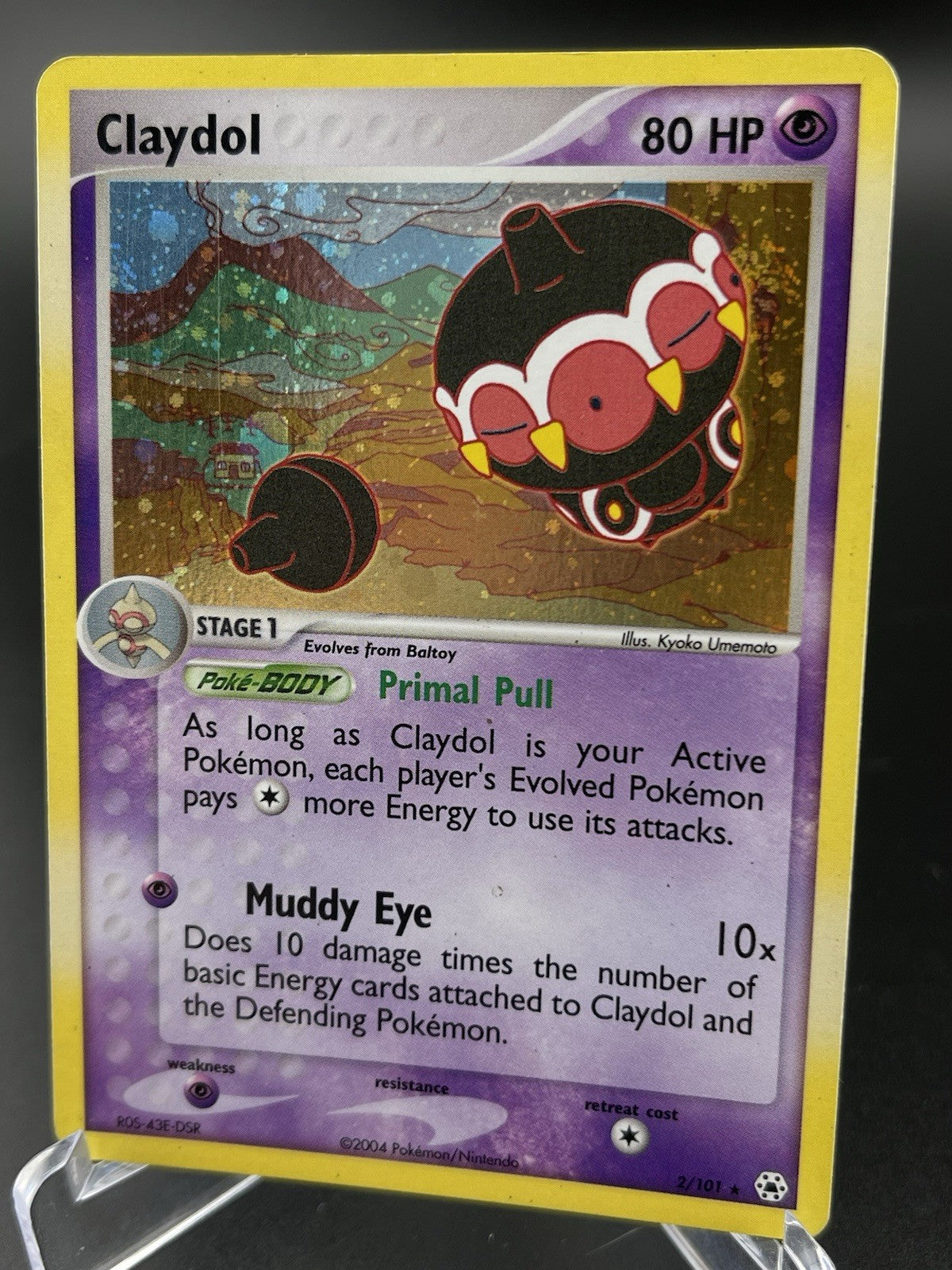 Claydol 2/101 EX Hidden Legends 2004 Holo Rare Pokémon TCG MP