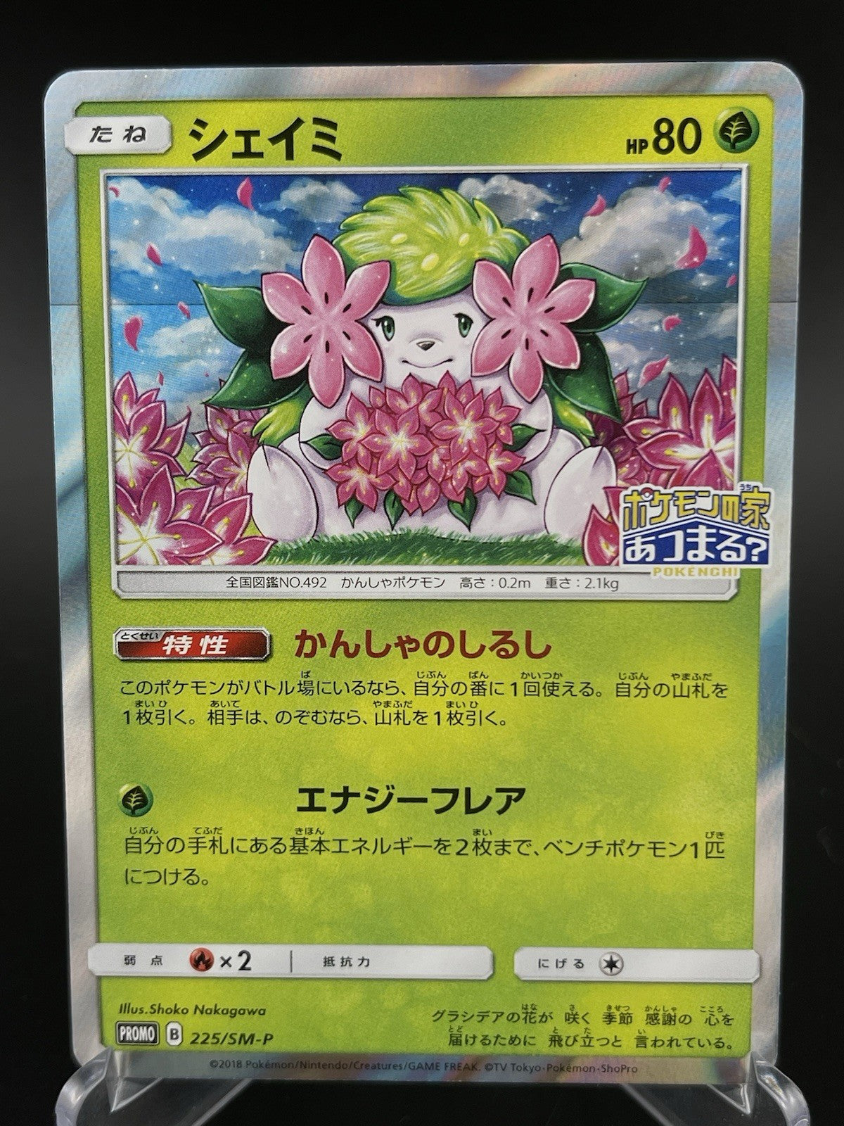 Shaymin 225/SM-P Promo Japanese Pokemon TCG Card VLP-NM