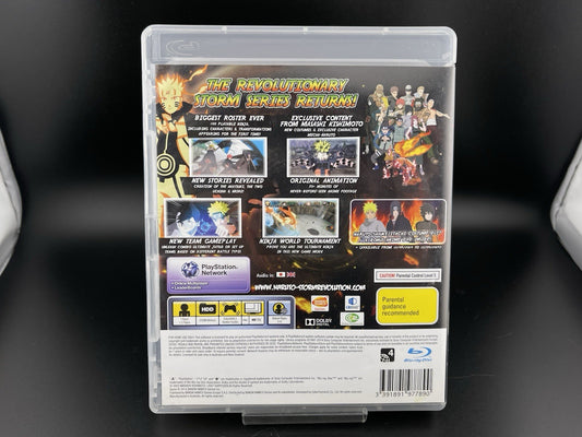 Naruto Shippuden Ultimate Ninja Storm Revolution PS3 Game BONUS DISC INCLUDED