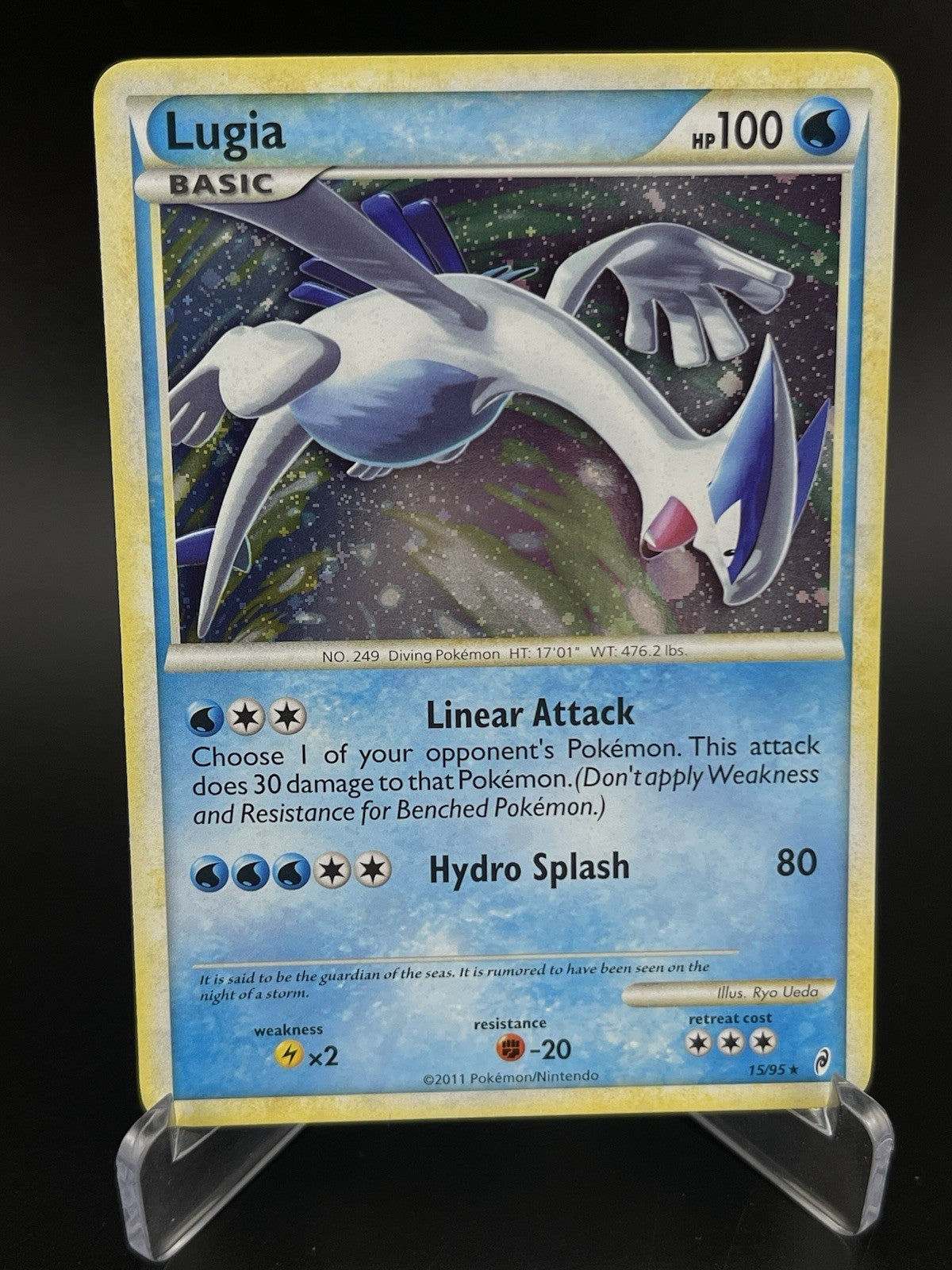 Lugia 15/95 HeartGold SoulSilver HGSS Call of Legends Holo Rare Pokémon TCG LP