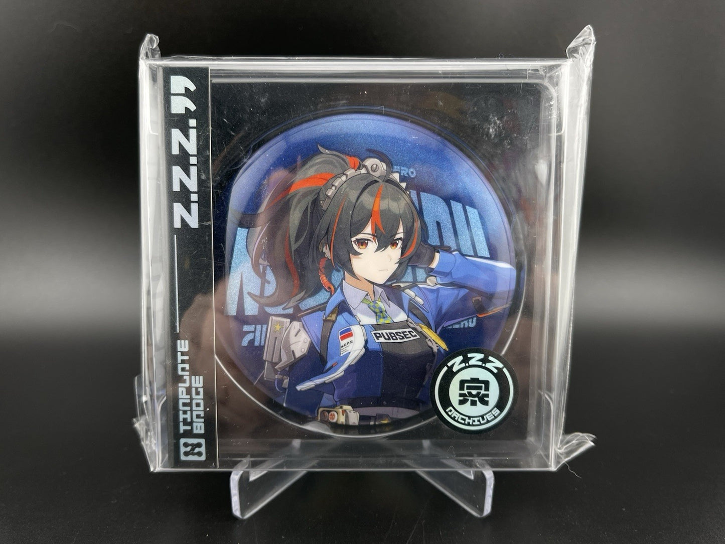 ZZZ miHoYo Zenless Zone Zero Zhu Yuan Official Tinplate Badge Display Series