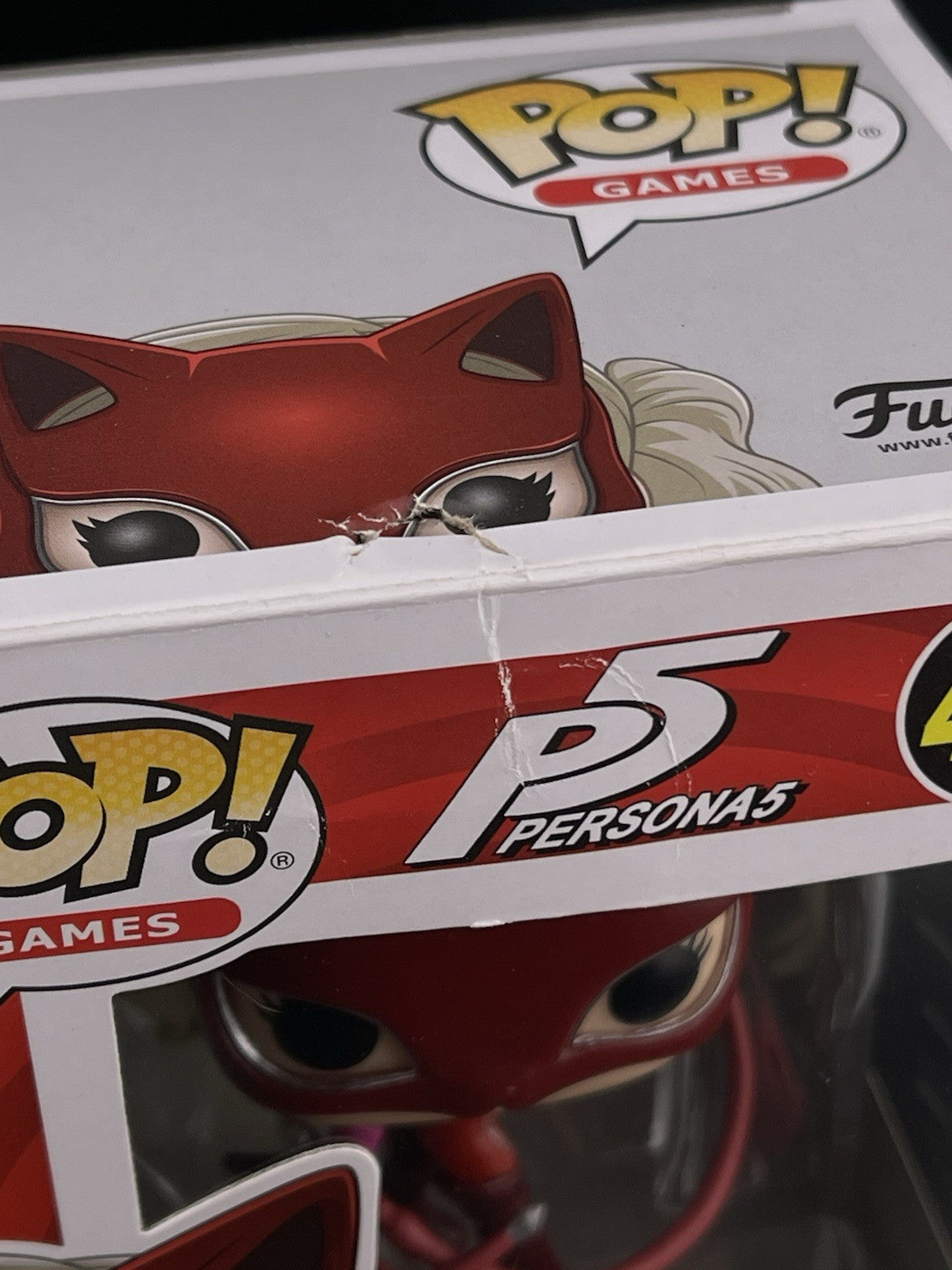 Panther Ann Takamaki 470 Funko Pop! Vinyl Figure Persona 5 Damaged Box