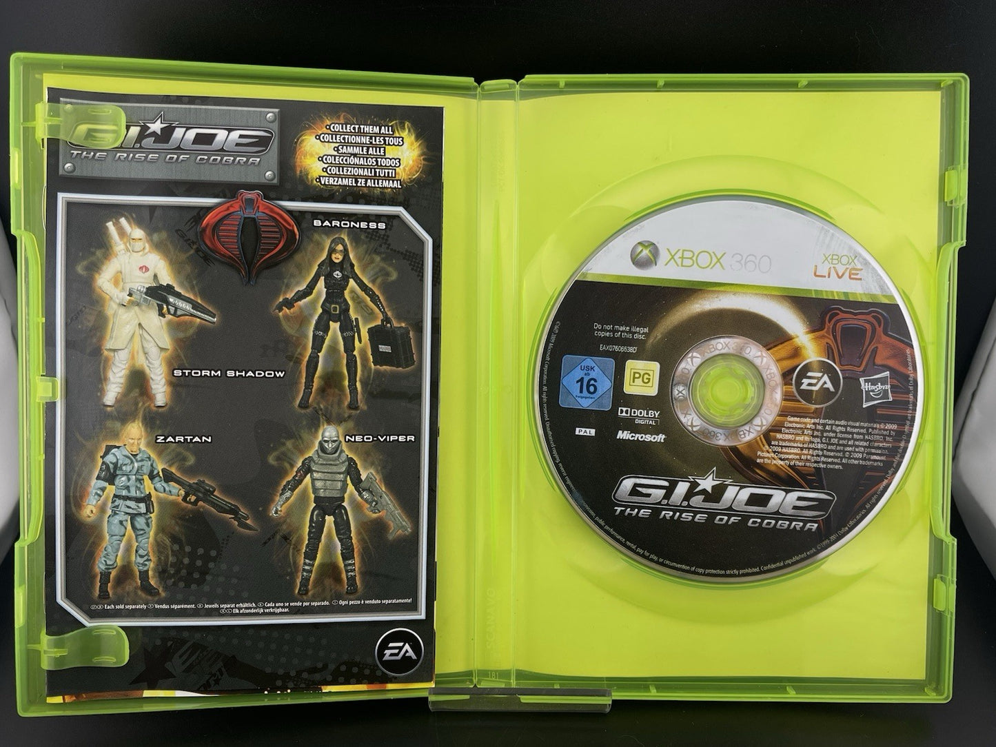 GI Joe The Rise of Cobra Microsoft Xbox 360 Complete with Manual AUS PAL