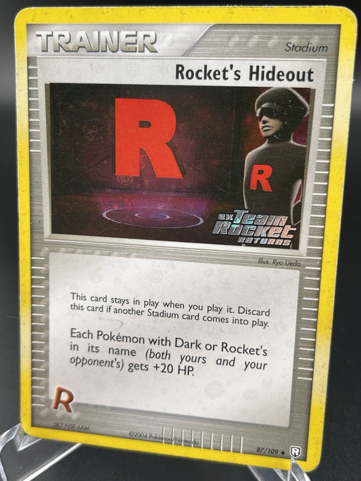 Rocket's Hideout 87/109 Ex Team Rocket Returns Reverse Holo Stamped Pokemon HP