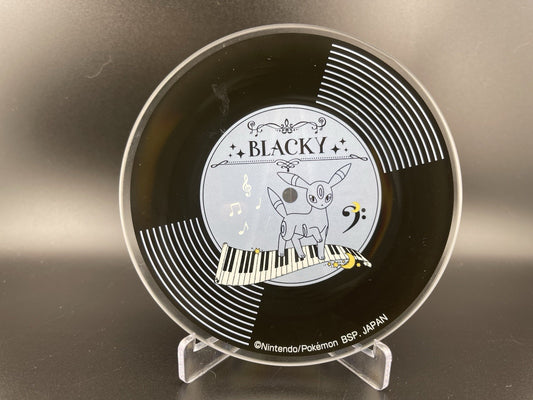 Pokémon Eevee Eievui & Melodies Blacky Umbreon Glass Plate Ichiban Kuji E Prize