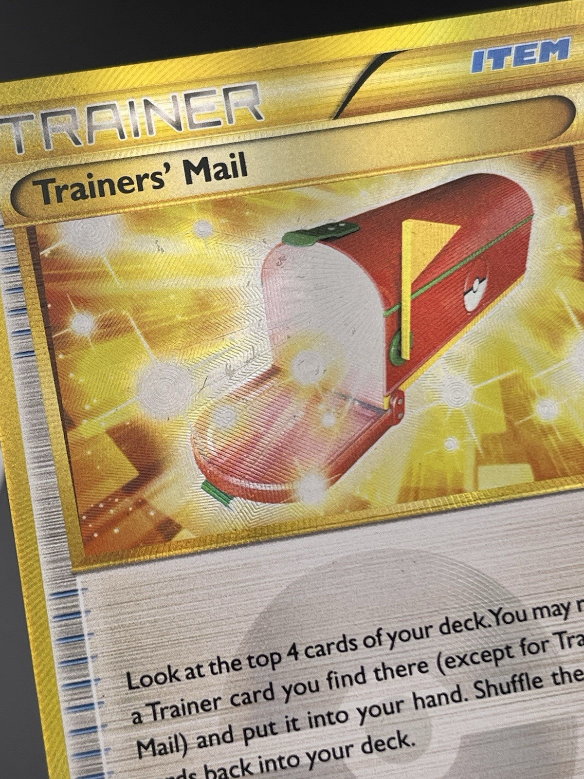 Trainer’s Mail 100/98 Gold Secret Rare XY Ancient Origins Pokémon TCG Card LP