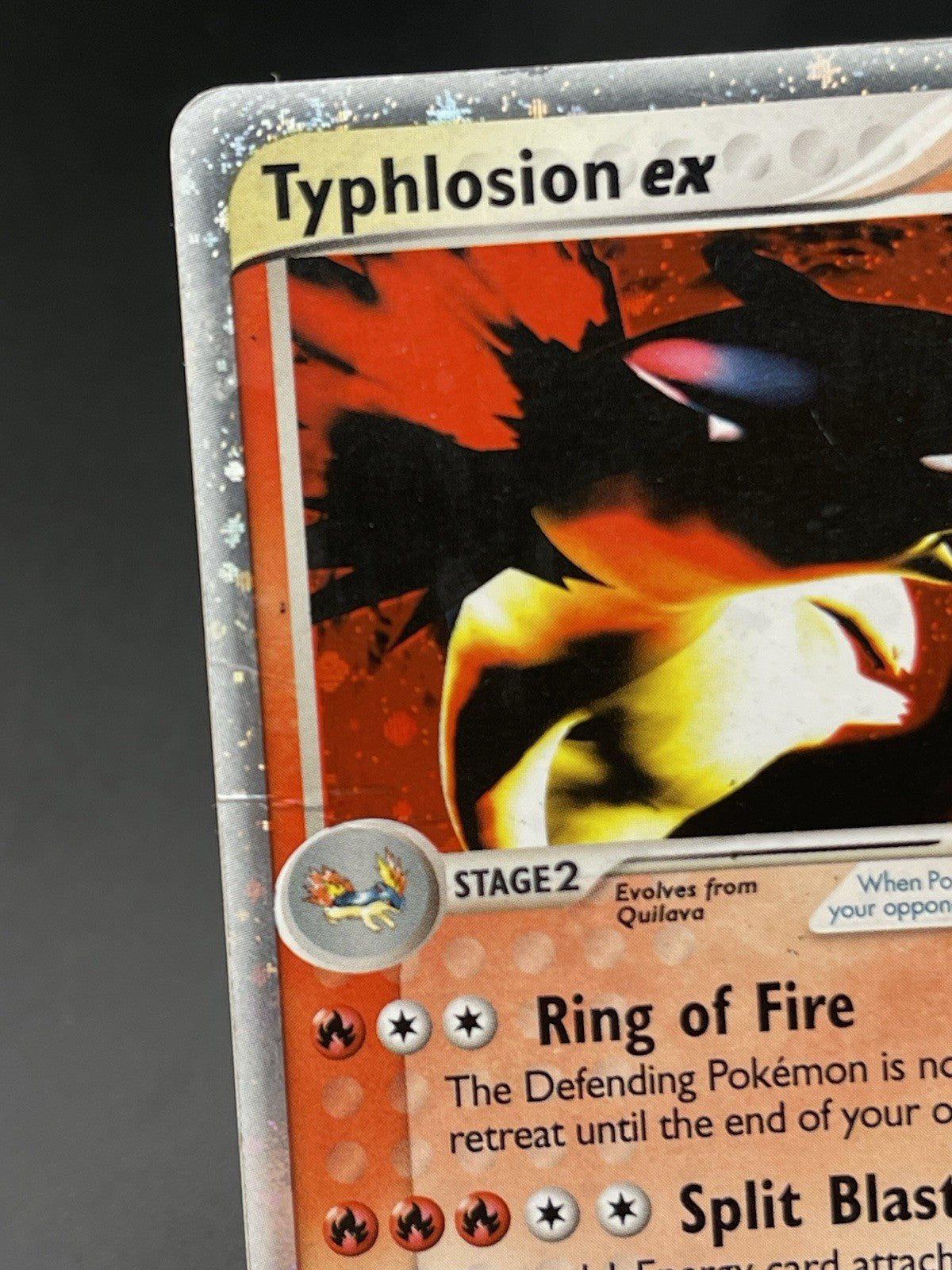 Typhlosion ex 99/100 EX Sandstorm Holo E Reader Pokémon TCG Card HP