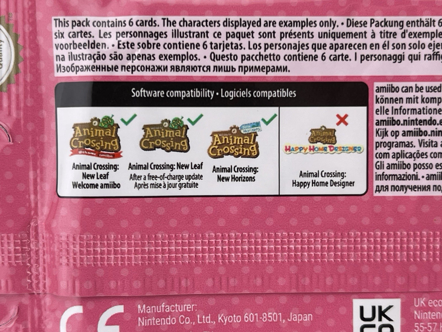 Nintendo Amiibo Animal Crossing x Hello Kitty Sanrio Booster Pack Sealed New