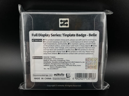 ZZZ miHoYo Zenless Zone Zero Belle Official Tinplate Badge Display Series