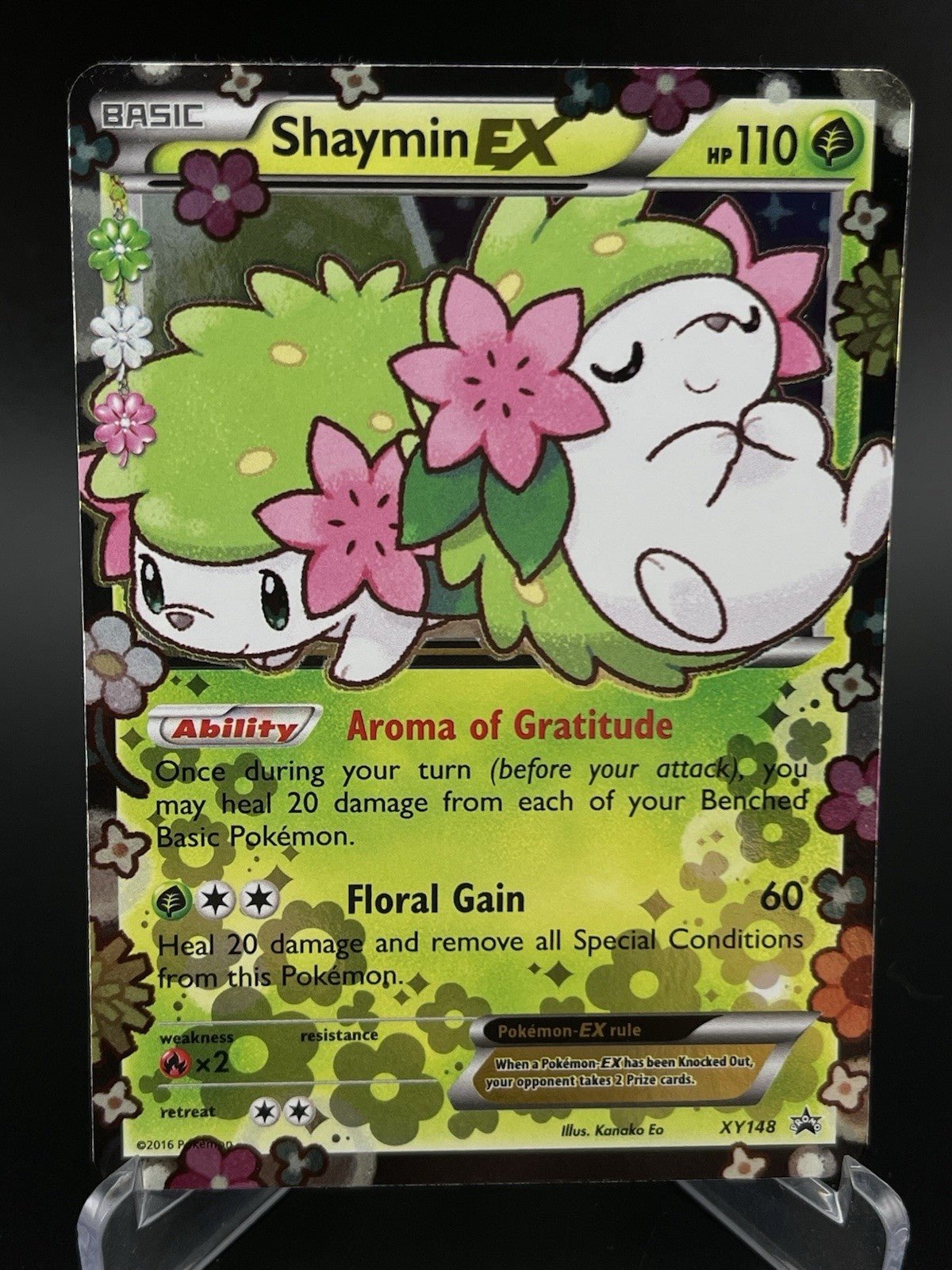 Shaymin EX XY148 Generations Ultra Rare Holo Black Star Promo Pokemon TCG NM
