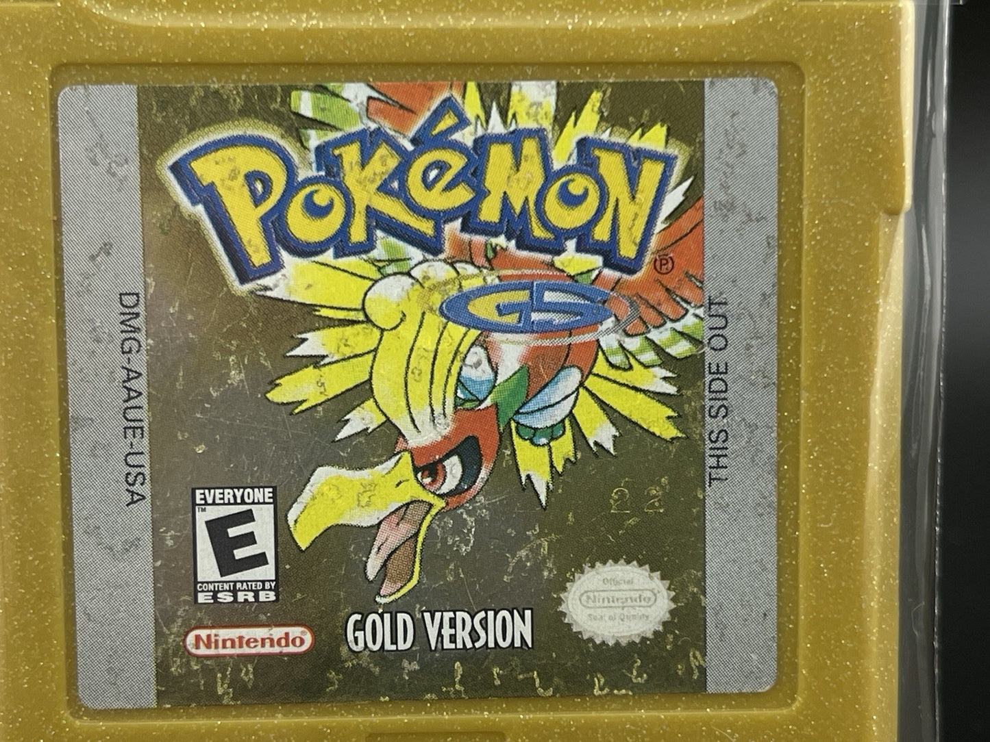 NINTENDO GAMEBOY COLOR GAME POKEMON GOLD CART NTSC USA GENUINE
