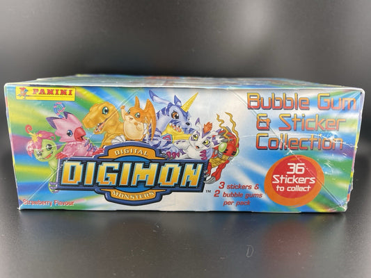 Digimon Bubble Gum & Sticker Collection Sealed Box 30 Packs Panini Fox Kids