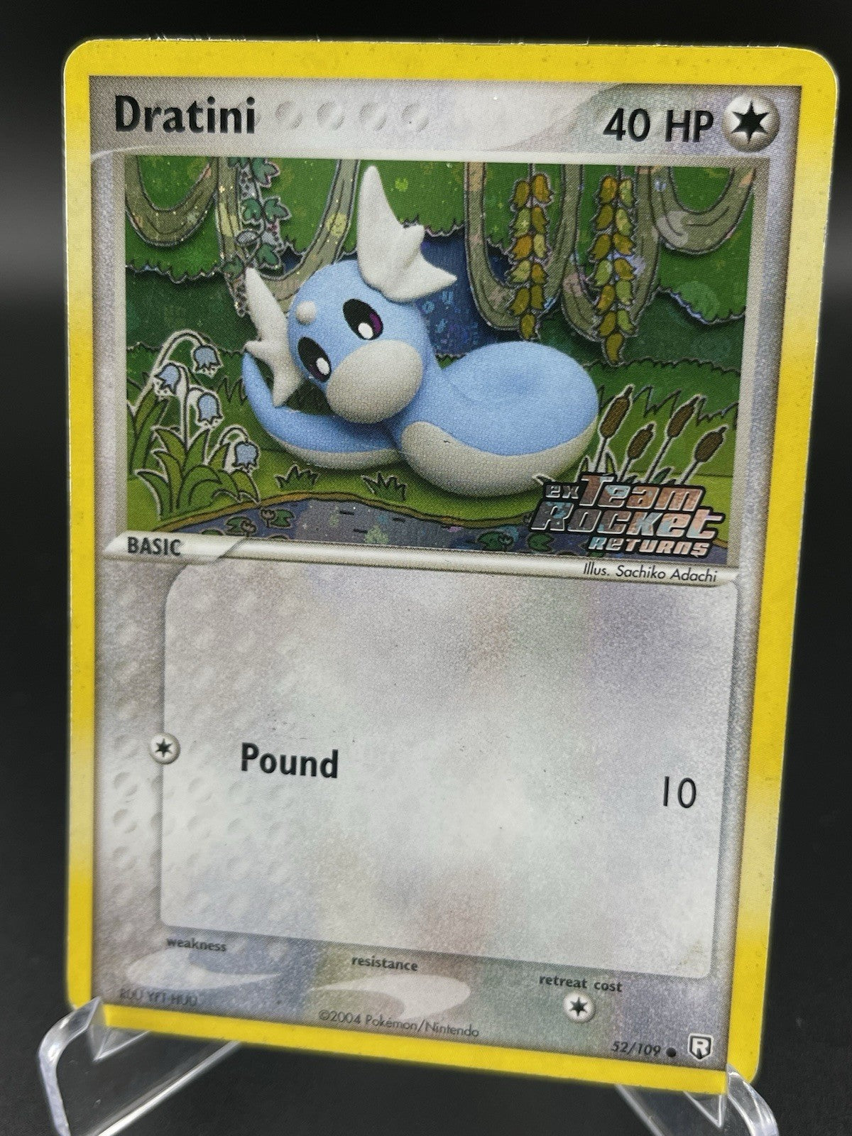 Dratini 52/109 EX Team Rocket Returns Reverse Holo Stamped Pokémon TCG PL