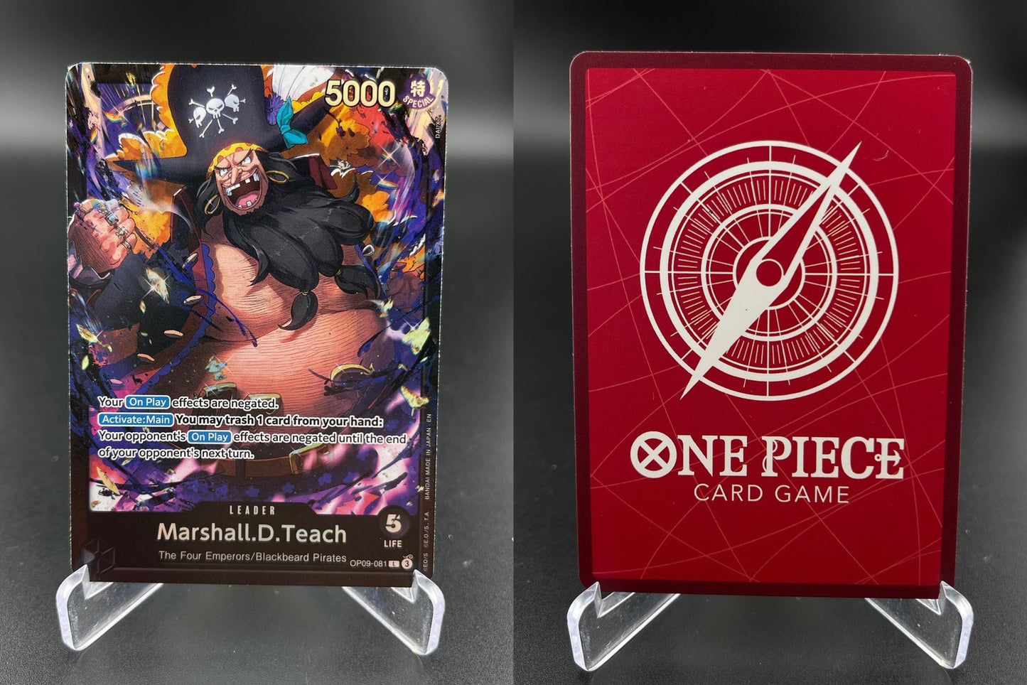 Marshall D Teach OP09-081 Starter Deck 27 ST One Piece NM