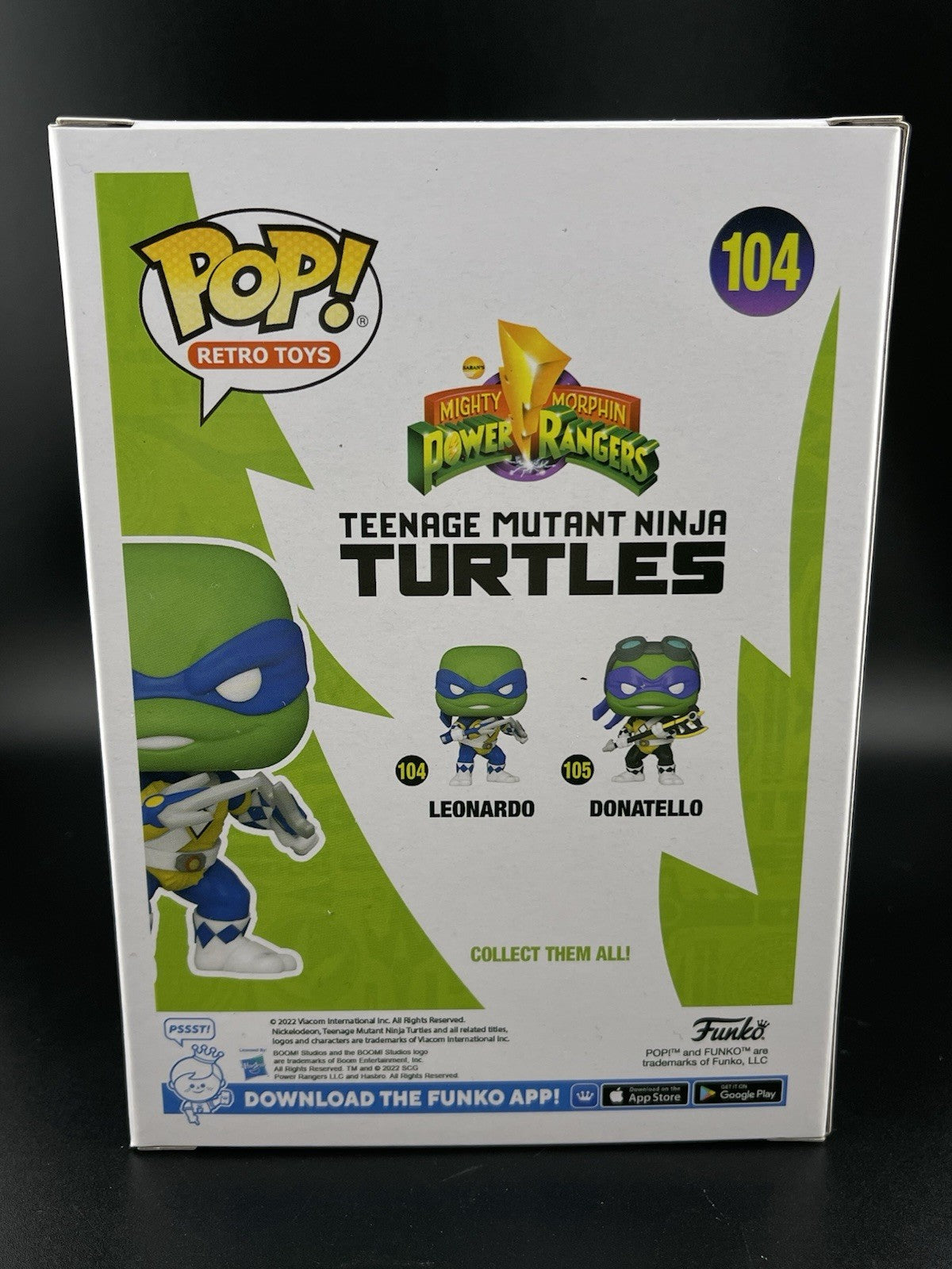 LEONARDO SDCC 104 TMNT X Power Rangers Funko Pop! Vinyl