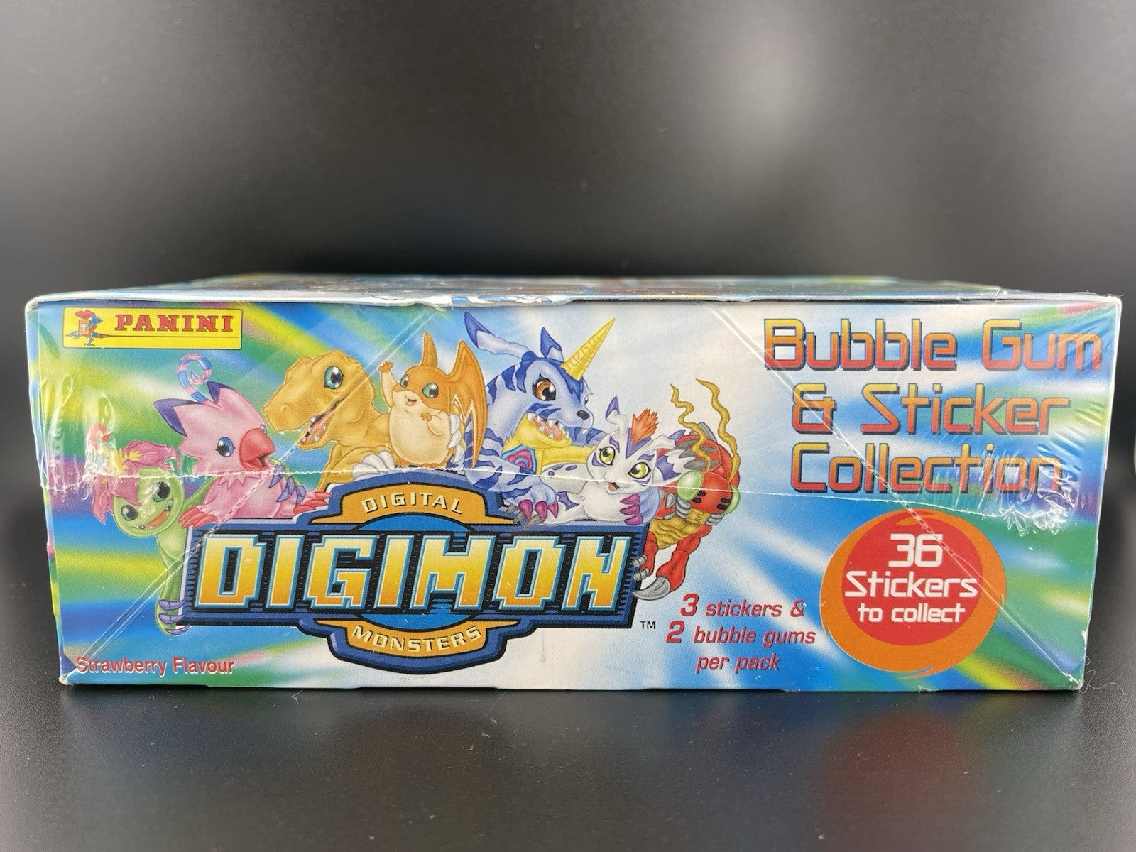 Digimon Bubble Gum & Sticker Collection Sealed Box 30 Packs Panini Fox Kids