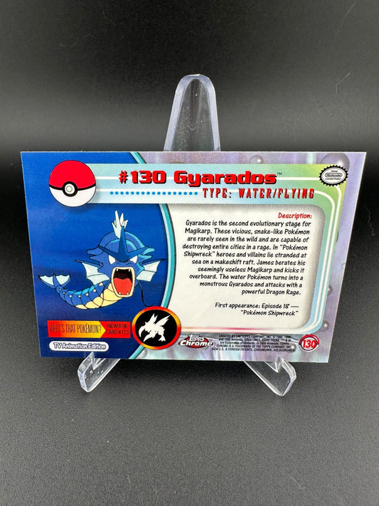 Gyarados #130 Holo Topps Chrome Trading Cards Series 2 Pokemon VLP