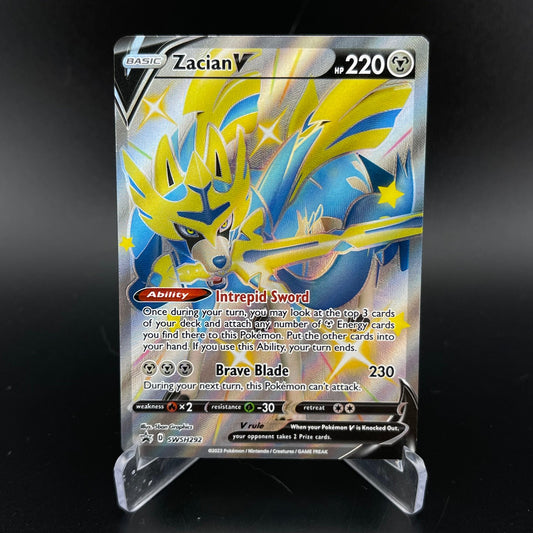 Zacian V SWSH292 Promo SWSH Black Star Pokemon NM