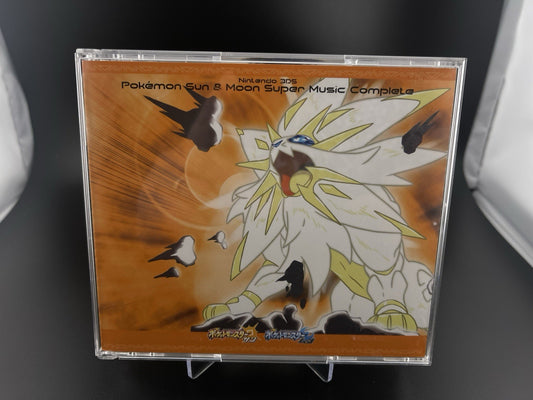 Pokemon Sun & Moon Super Music Complete Nintendo 3DS Game 4 CD Box Set import
