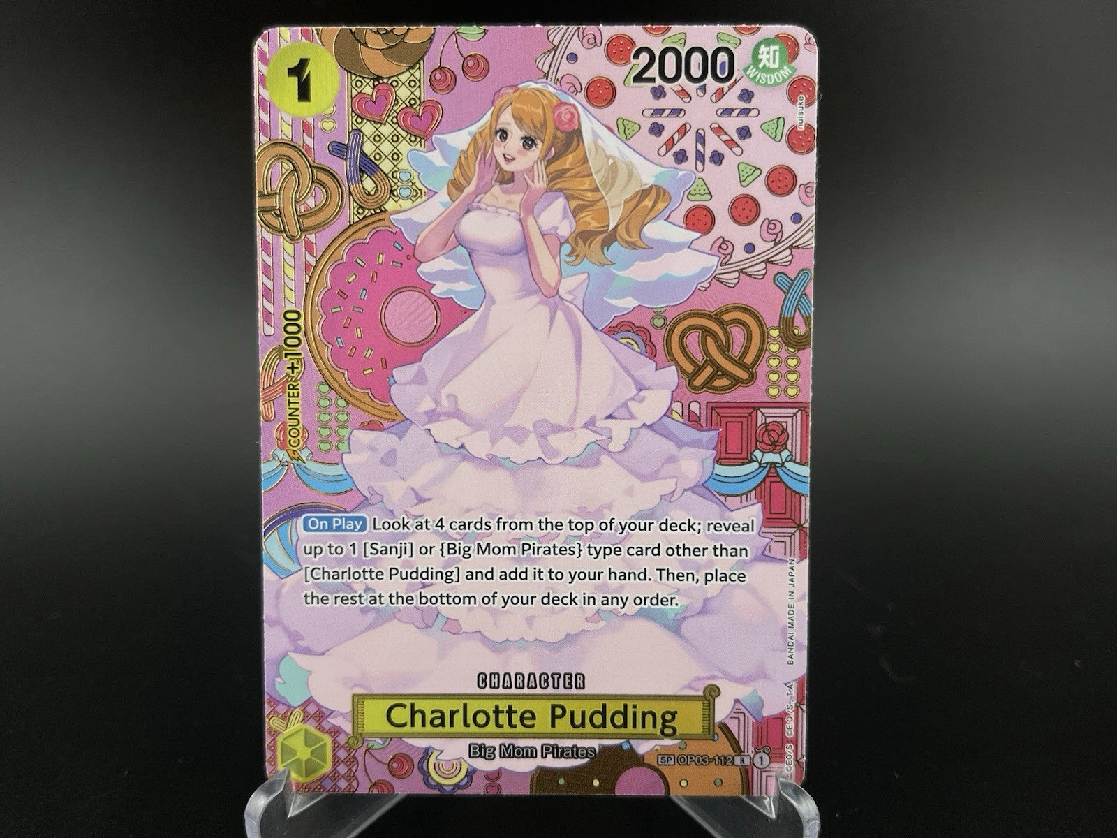 Charlotte Pudding OP03-112 Two Legends SP Alt Art One Piece TCG CCG NM