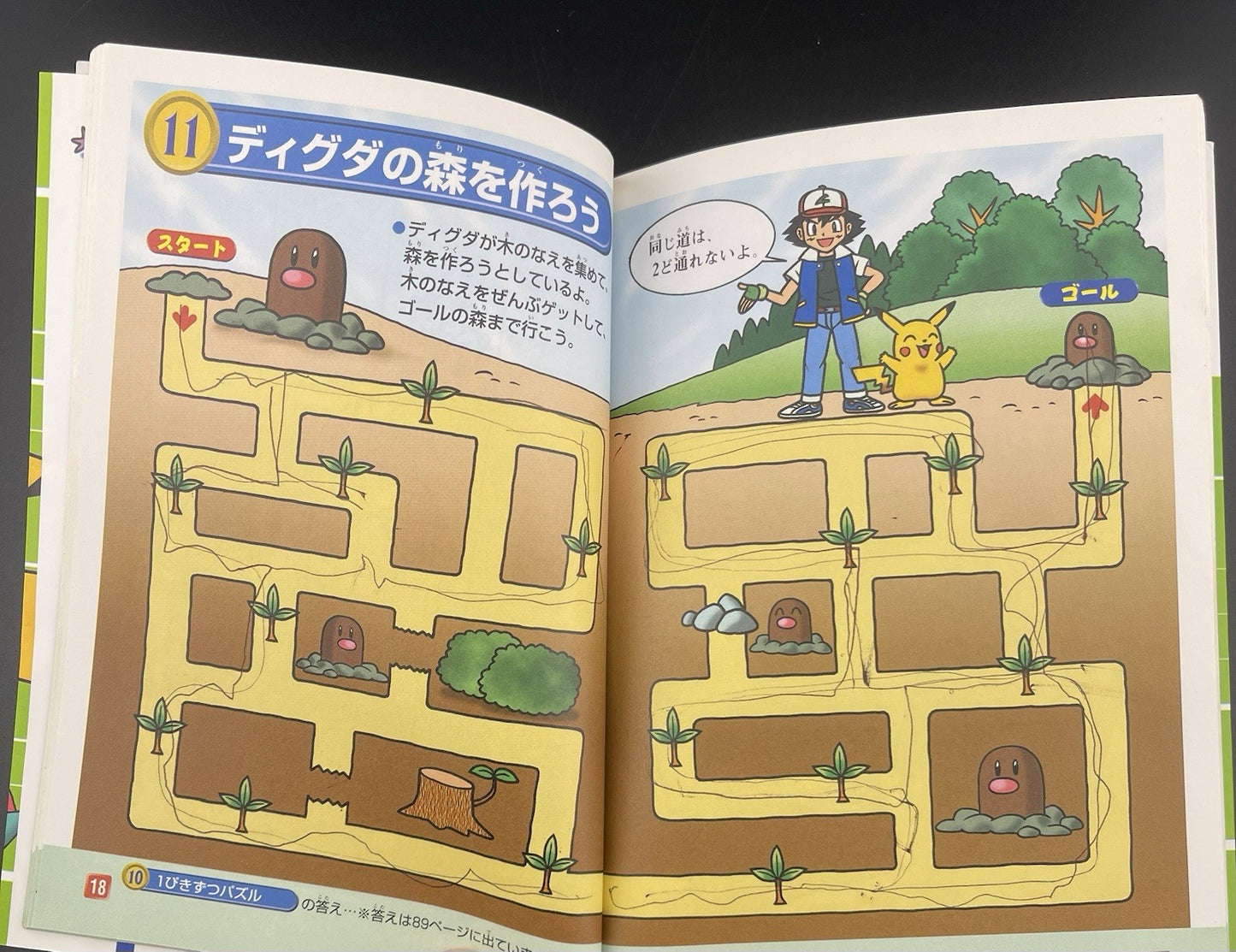 Pokémon Pocket Monsters Gold & Silver Doki Doki Puzzle Activity Book Japanese