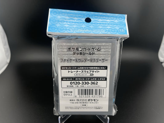 Moltres Zapdos Articuno 64 CT Sleeves Japanese Pokemon Center Exclusive Sealed